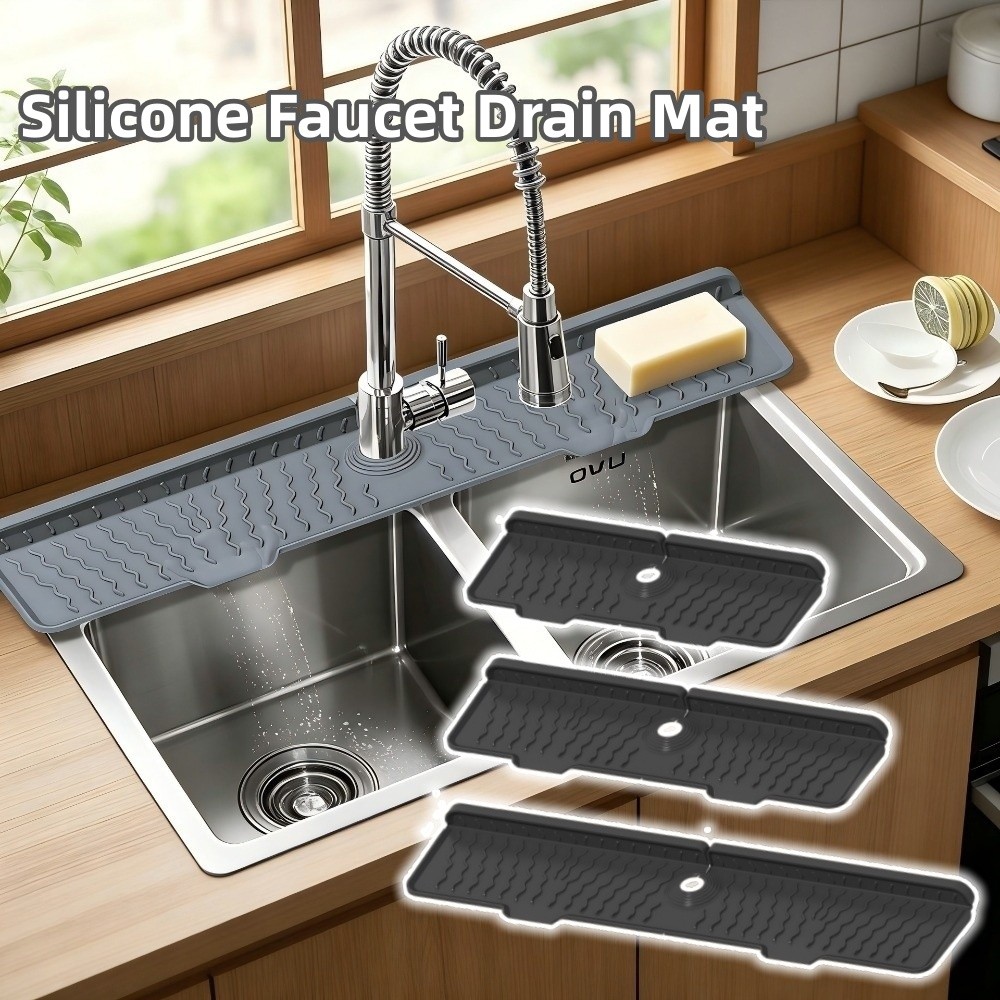 Silicone Tap Washer - Nowa silikonowa mata pod kran antypoślizgowa