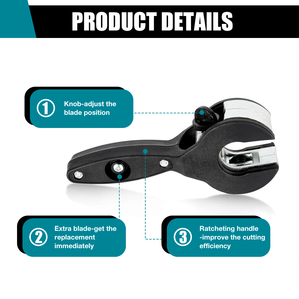 Obcinak do rur z grzechotką 6- – Pipe Cutter Ratchet recenzja i cena