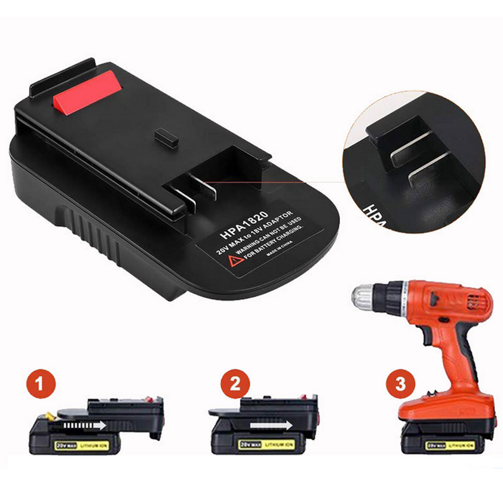 Adapter konwerter baterii do e – Black+Decker Tool 20V Max recenzja i cena